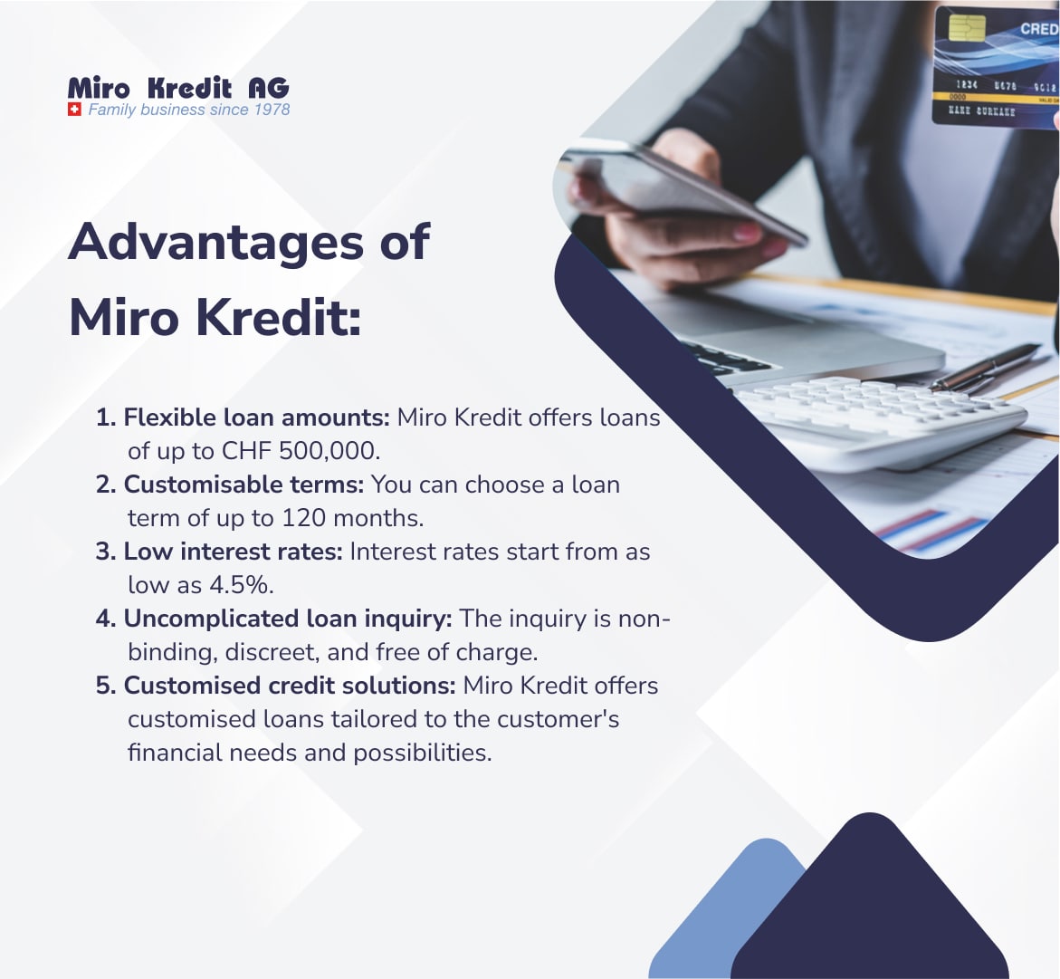 ✔This is what you can expect from the loan broker Miro Kredit ✔We are here for you if you need financial help ✔Comparison of loans on miro-kredit.ch