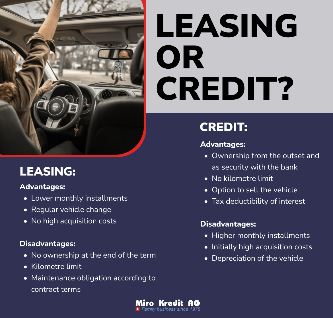 LEASING OR CREDIT?