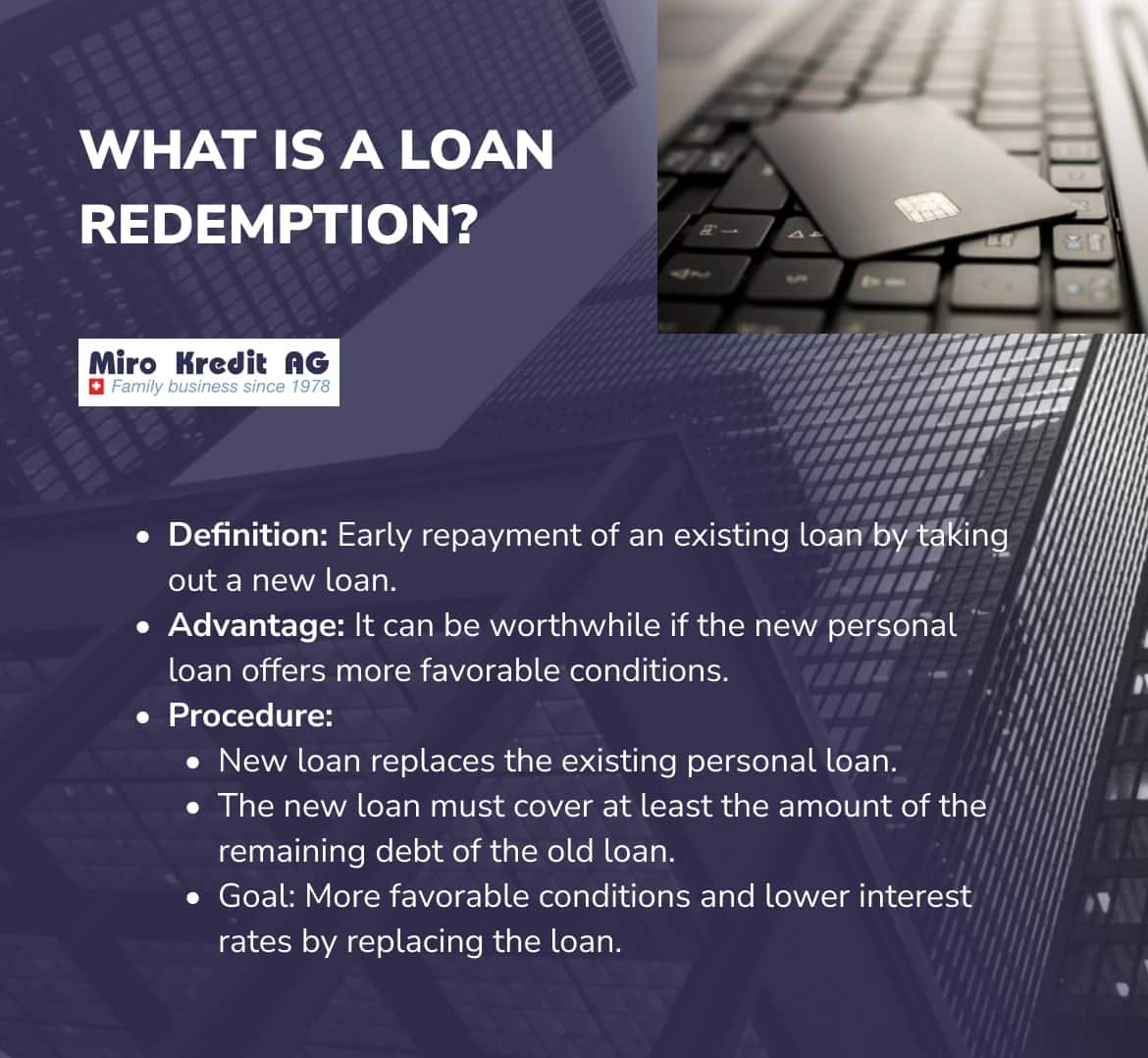 WHAT IS A LOAN REDEMPTION?
